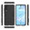 Slim Armour Tough Shockproof Case & Stand for Huawei P30 - Black